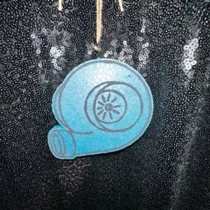 Turbocharger Car Freshie - Pipeliner scent, hand painted